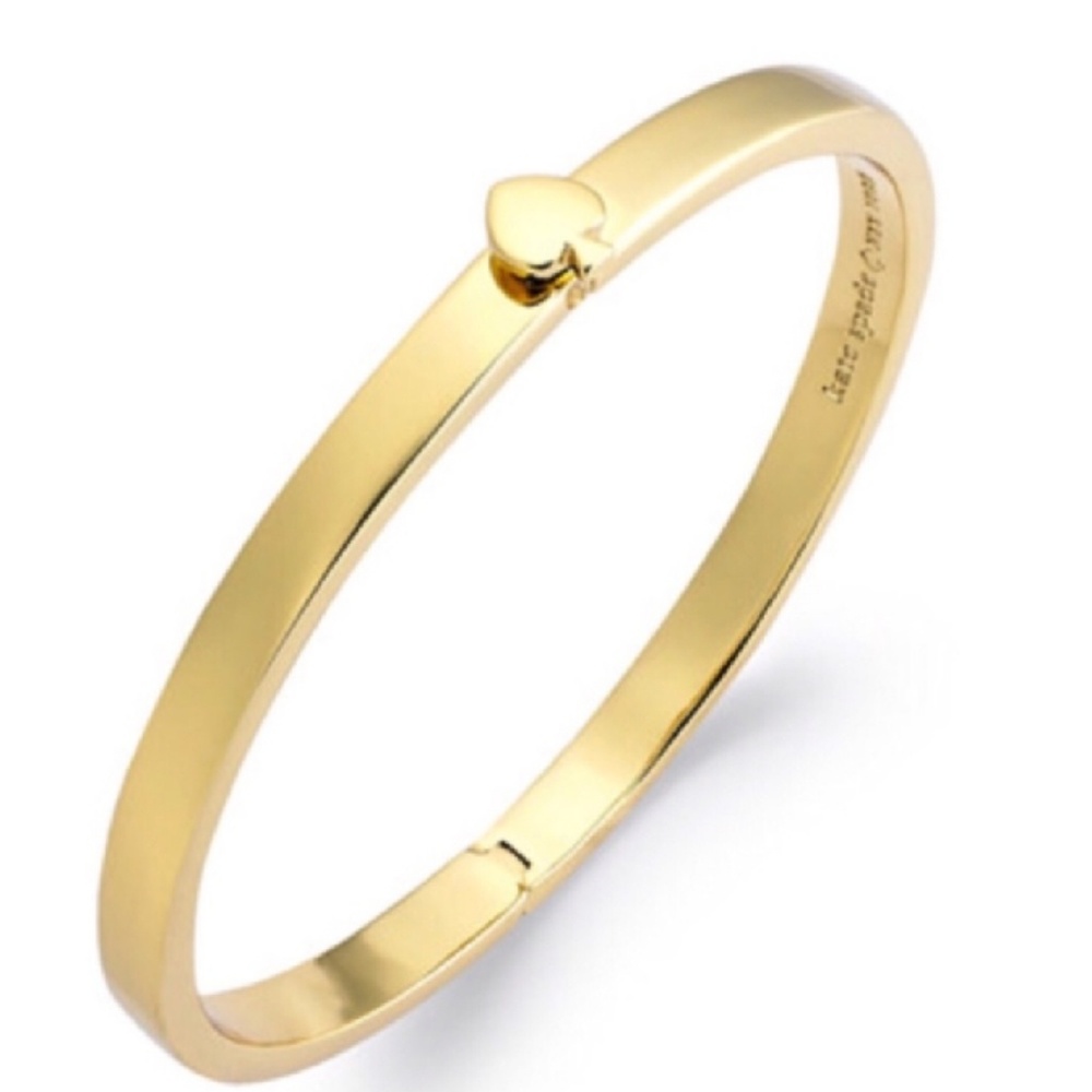 ♤New Kate Spade hinge thin gold bangle♤